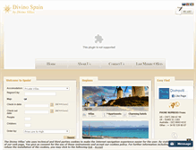 Tablet Screenshot of divino-spain.com